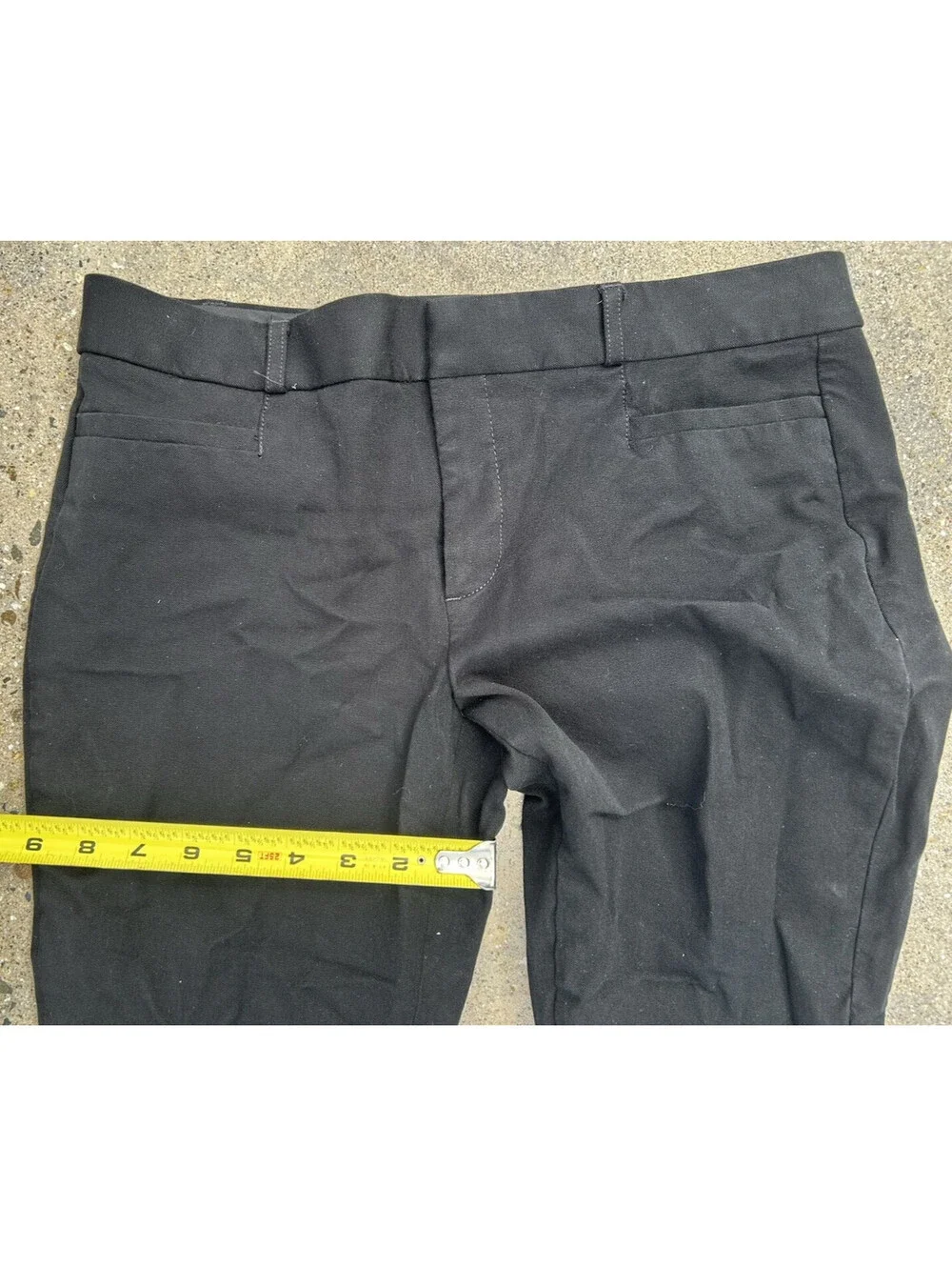 Banana Republic Pants Womens 8P Petite Sloan Fit Business Casual Black Stretch
